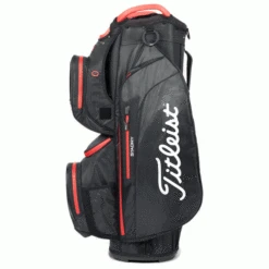 TITLEIST STADRY 15 GOLF CART BAG – BLACK / RED -Quality Golf Equipment Store 2 2022 Cart 15 StaDry Black 600x600 1