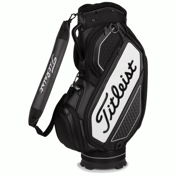 TITLEIST TOUR SERIES MIDSIZE STAFF CART BAG – BLACK / WHITE 8 TITLEIST TOUR SERIES MIDSIZE STAFF CART BAG – BLACK / WHITE - Image 6