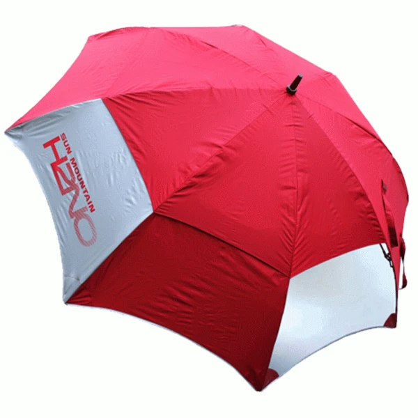 SUN MOUNTAIN H2No VISION GOLF UMBRELLA – RED 3 SUN MOUNTAIN H2No VISION GOLF UMBRELLA – RED