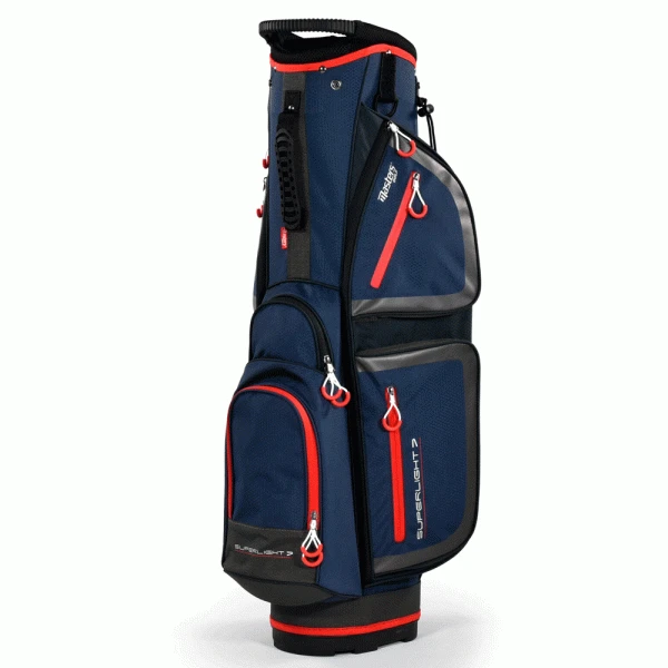 MASTERS 7 SERIES CART TROLLEY BAG – NAVY / RED 3 MASTERS 7 SERIES CART TROLLEY BAG – NAVY / RED