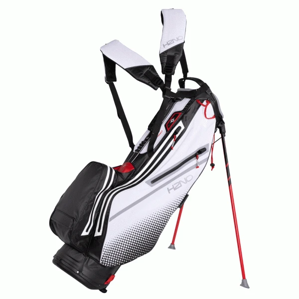 SUN MOUNTAIN 2023 H2NO LITE-SPEED GOLF STAND BAG – BLACK / WHITE / RED 3 SUN MOUNTAIN 2023 H2NO LITE-SPEED GOLF STAND BAG – BLACK / WHITE / RED