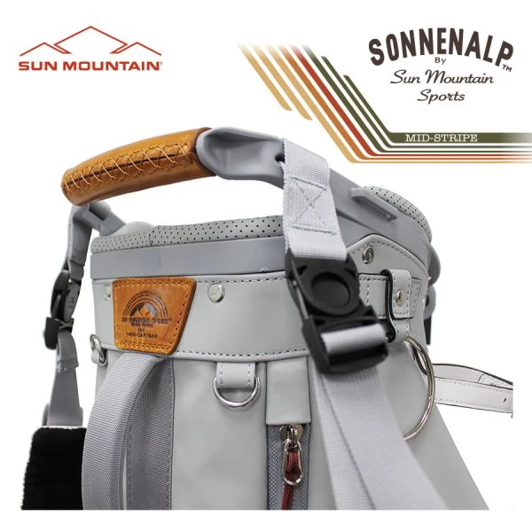 SUN MOUNTAIN Sonnenalp™ MID STRIPE GOLF STAND BAG – MOSS / INFERNO 5 SUN MOUNTAIN Sonnenalp™ MID STRIPE GOLF STAND BAG – MOSS / INFERNO - Image 3
