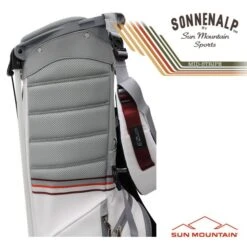 SUN MOUNTAIN Sonnenalp™ MID STRIPE GOLF STAND BAG – NAVY / FROST -Quality Golf Equipment Store 23MIDSTRIPE WCB 6 600x600 2