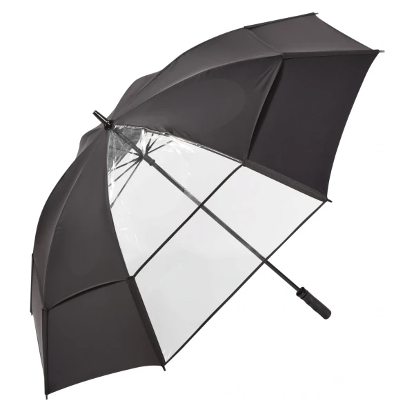 AXGLO HURRICANE CLEARVIEW VENTED GOLF UMBRELLA 3 AXGLO HURRICANE CLEARVIEW VENTED GOLF UMBRELLA