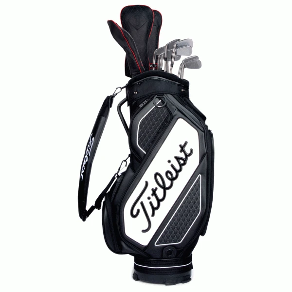 TITLEIST TOUR SERIES MIDSIZE STAFF CART BAG – BLACK / WHITE 7 TITLEIST TOUR SERIES MIDSIZE STAFF CART BAG – BLACK / WHITE - Image 5