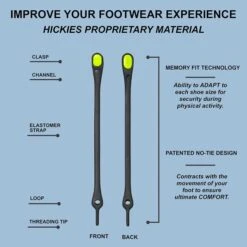 HICKIES 2.0 KIDS TIE-FREE LACES X10 / RAINBOW -Quality Golf Equipment Store 71pLEV2PvCL. AC SL1500 600x600 7