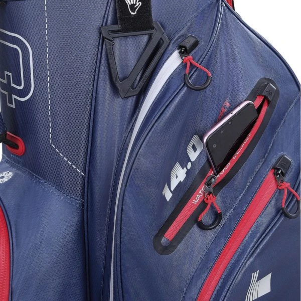 BIG MAX DRILITE SPORT PLUS GOLF CART TROLLEY BAG – NAVY / SILVER / RED 5 BIG MAX DRILITE SPORT PLUS GOLF CART TROLLEY BAG – NAVY / SILVER / RED - Image 3