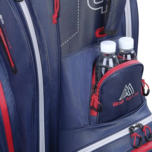 BIG MAX DRILITE SPORT PLUS GOLF CART TROLLEY BAG – NAVY / SILVER / RED 4 BIG MAX DRILITE SPORT PLUS GOLF CART TROLLEY BAG – NAVY / SILVER / RED - Image 2