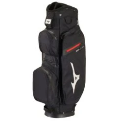 MIZUNO BR-DRI WATERPROOF GOLF CART TROLLEY BAG – BLACK / SILVER