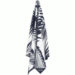 BLUE TEES UTILITY GOLF TOWEL – NAVY PALM