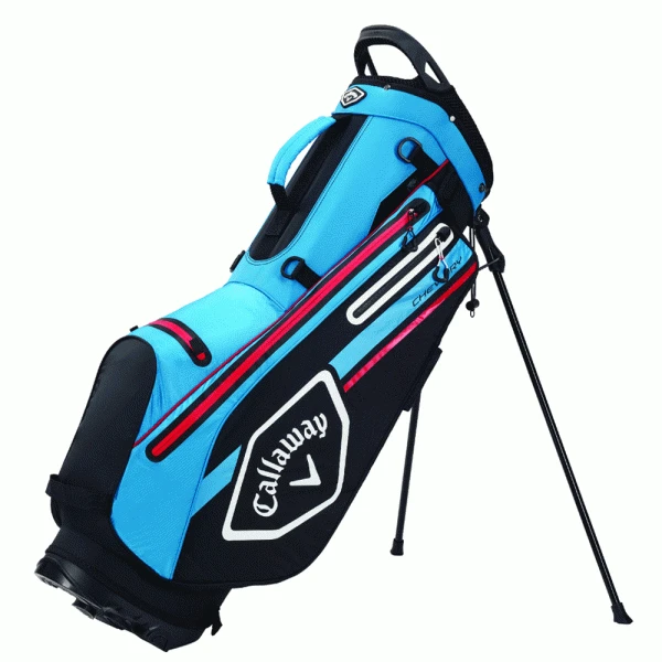 CALLAWAY CHEV DRY GOLF STAND CARRY BAG – BLACK / CYAN 3 CALLAWAY CHEV DRY GOLF STAND CARRY BAG – BLACK / CYAN
