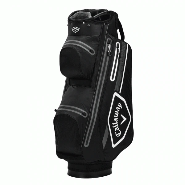 CALLAWAY CHEV DRY 14 WAY GOLF CART BAG – BLACK / CHARCOAL 3 CALLAWAY CHEV DRY 14 WAY GOLF CART BAG – BLACK / CHARCOAL