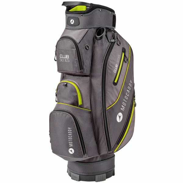 MOTOCADDY CLUB SERIES CART BAG -CHARCOAL / LIME 3 MOTOCADDY CLUB SERIES CART BAG -CHARCOAL / LIME