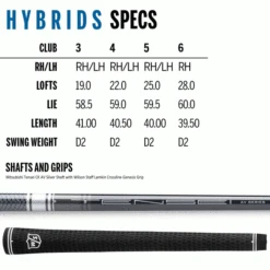 WILSON D9 HYBRID -Quality Golf Equipment Store D9H10 600x600 1