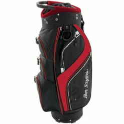 BEN SAYERS DLX 14 WAY GOLF CART BAG – BLACK / RED