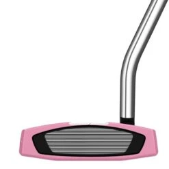 TAYLORMADE SPIDER GTX SINGLE BEND PUTTER – PINK -Quality Golf Equipment Store GTX PINK SB FACE 600x600 1