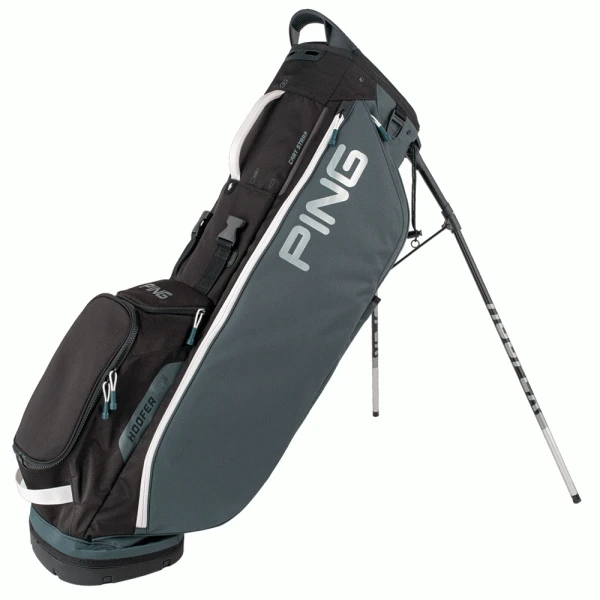 PING HOOFER LITE GOLF STAND CARRY BAG – SLATE / BLACK / WHITE 3 PING HOOFER LITE GOLF STAND CARRY BAG – SLATE / BLACK / WHITE
