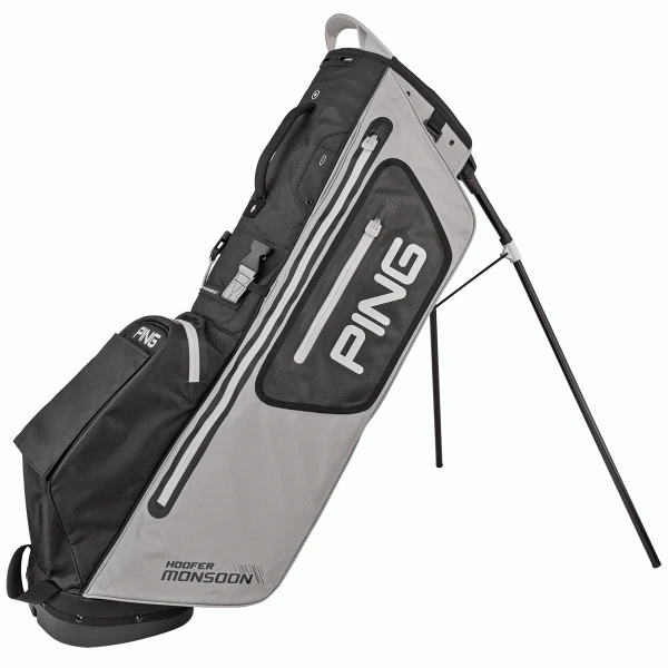 PING HOOFER MONSOON GOLF STAND BAG – GREY 3 PING HOOFER MONSOON GOLF STAND BAG – GREY