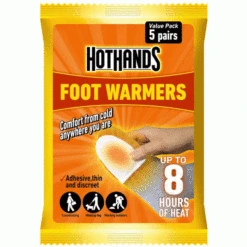 HOT HANDS FOOT WARMERS – VALUE PACK / X 5 PAIRS