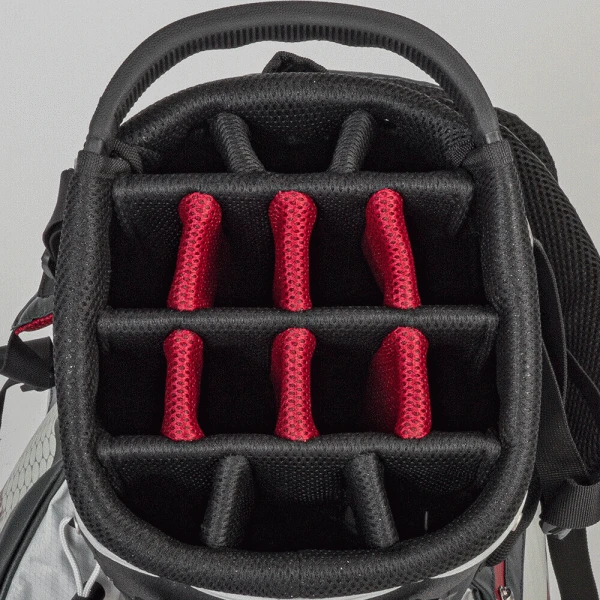 BIG MAX DRILITE HYBRID TOUR STAND BAG – CHARCOAL / BLACK / RED 4 BIG MAX DRILITE HYBRID TOUR STAND BAG – CHARCOAL / BLACK / RED - Image 2