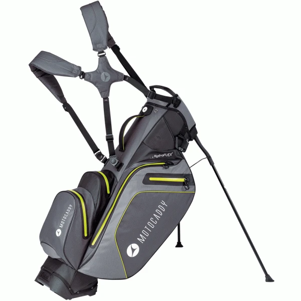 MOTOCADDY HYDROFLEX GOLF STAND CART BAG – CHARCOAL / LIME 3 MOTOCADDY HYDROFLEX GOLF STAND CART BAG – CHARCOAL / LIME