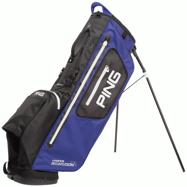 PING HOOFER MONSOON GOLF STAND BAG – BLUE 3 PING HOOFER MONSOON GOLF STAND BAG – BLUE