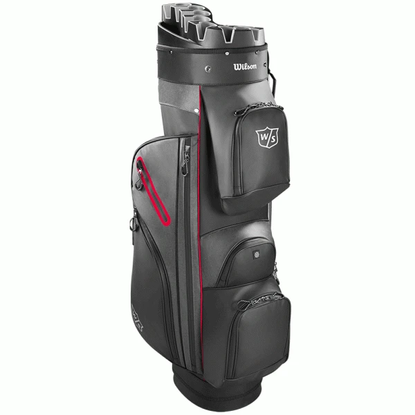 WILSON STAFF 2023 I-LOCK DRY GOLF CART BAG – BLACK / RED 4 WILSON STAFF 2023 I-LOCK DRY GOLF CART BAG – BLACK / RED - Image 2