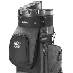 WILSON STAFF 2023 I-LOCK III GOLF CART BAG – BLACK / CHARCOAL -Quality Golf Equipment Store ILOCKBLK 4 600x600 1