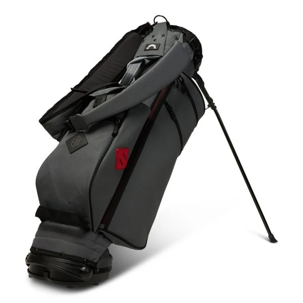 JONES UTILITY GOLF STAND BAG – SLATE / RED 3 JONES UTILITY GOLF STAND BAG – SLATE / RED