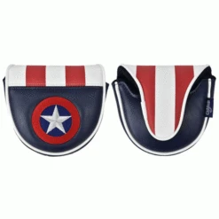 PRG ORIGINAL PREMIUM MALLET GOLF PUTTER HEADCOVER / LTD EDITION / CAPTAIN AMERICA