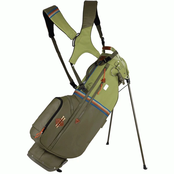 SUN MOUNTAIN Sonnenalp™ MID STRIPE GOLF STAND BAG – MOSS / INFERNO 3 SUN MOUNTAIN Sonnenalp™ MID STRIPE GOLF STAND BAG – MOSS / INFERNO