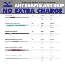 MIZUNO PRO 223 IRONS / STEEL SHAFTS -Quality Golf Equipment Store MIZSHAFT2 600x600 7