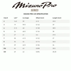 MIZUNO PRO 225 IRONS / STEEL SHAFTS 14 MIZUNO PRO 225 IRONS / STEEL SHAFTS -Quality Golf Equipment Store MP2254 600x600 1