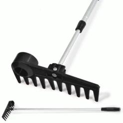 MASTERS EXTENDING GOLF BUNKER RAKE / BALL RETRIEVER