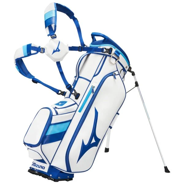 MIZUNO 2023 TOUR STAND BAG – WHITE / BLUE 3 MIZUNO 2023 TOUR STAND BAG – WHITE / BLUE