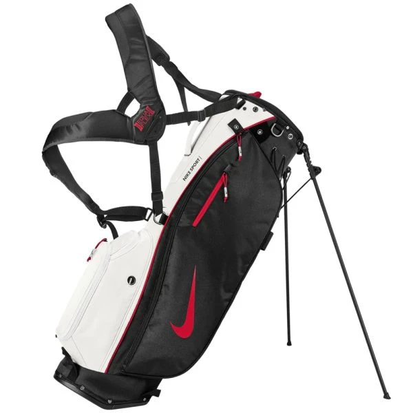 NIKE AIR SPORT LITE GOLF STAND CARRY BAG – BLACK / WHITE / RED 3 NIKE AIR SPORT LITE GOLF STAND CARRY BAG – BLACK / WHITE / RED