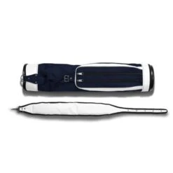 JONES ORIGINAL GOLF CARRY BAG – NAVY / WHITE -Quality Golf Equipment Store OG JONES Navy 7 600x600 1