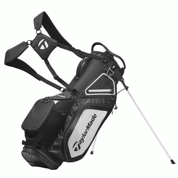 TAYLORMADE PRO SERIES 8.0 GOLF STAND CARRY BAG – BLACK / WHITE 3 TAYLORMADE PRO SERIES 8.0 GOLF STAND CARRY BAG – BLACK / WHITE