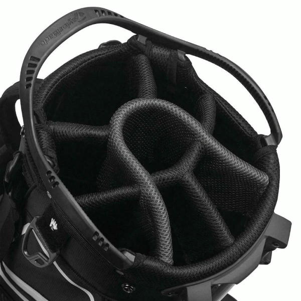 TAYLORMADE PRO SERIES 8.0 GOLF STAND CARRY BAG – BLACK / WHITE 4 TAYLORMADE PRO SERIES 8.0 GOLF STAND CARRY BAG – BLACK / WHITE - Image 2