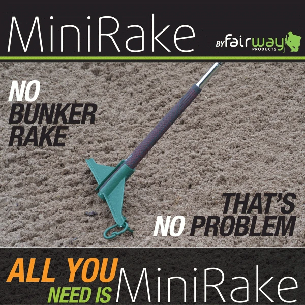MINI-RAKE GOLF GRIP RAKE 4 MINI-RAKE GOLF GRIP RAKE - Image 2