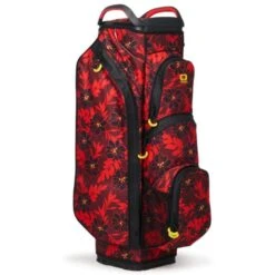 OGIO ALL ELEMENTS SILENCER CART BAG – RED FLOWER PARTY -Quality Golf Equipment Store REDFLOWERCART 2 600x600 1