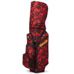 OGIO ALL ELEMENTS SILENCER CART BAG – RED FLOWER PARTY -Quality Golf Equipment Store REDFLOWERCART 9 600x600 1