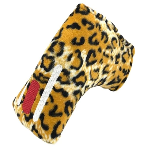 SEEMORE BLADED CHEETAH PRINT PUTTER COVER / LTD EDITION / BROWN CHEETAH 3 SEEMORE BLADED CHEETAH PRINT PUTTER COVER / LTD EDITION / BROWN CHEETAH