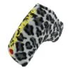 SEEMORE BLADED CHEETAH PRINT PUTTER COVER / LTD EDITION / BLACK CHEETAH -Quality Golf Equipment Store SEEMORE CHEETAH grey1 600x600 1