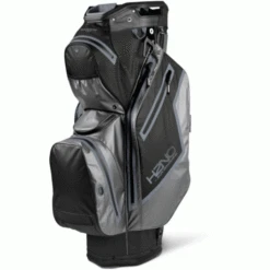 SUN MOUNTAIN H2NO STAFF WATERPROOF GOLF CART BAG – BLACK / NICKEL / CADET