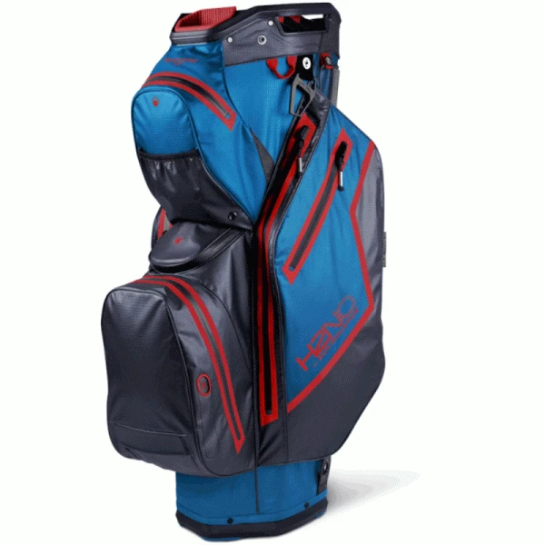 SUN MOUNTAIN H2NO STAFF WATERPROOF GOLF CART BAG – COBALT / NAVY / RED 3 SUN MOUNTAIN H2NO STAFF WATERPROOF GOLF CART BAG – COBALT / NAVY / RED
