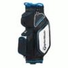 TAYLORMADE PRO SERIES 8.0 GOLF CART BAG – BLACK / WHITE / BLUE