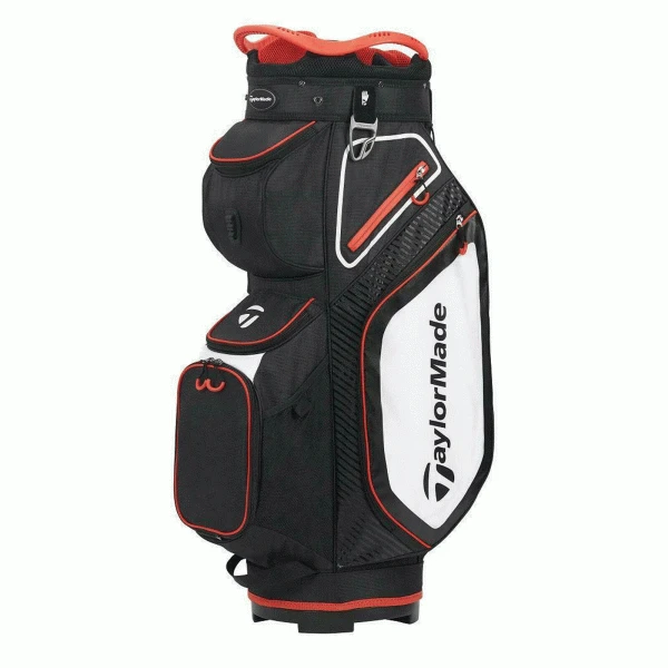 TAYLORMADE PRO SERIES 8.0 GOLF CART BAG – BLACK / WHITE / RED 3 TAYLORMADE PRO SERIES 8.0 GOLF CART BAG – BLACK / WHITE / RED