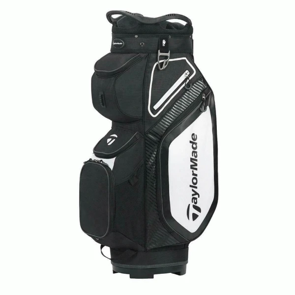 TAYLORMADE PRO SERIES 8.0 GOLF CART BAG – BLACK / WHITE 3 TAYLORMADE PRO SERIES 8.0 GOLF CART BAG – BLACK / WHITE