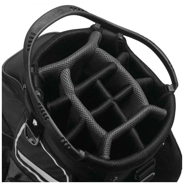 TAYLORMADE PRO SERIES 8.0 GOLF CART BAG – BLACK / WHITE / BLUE 4 TAYLORMADE PRO SERIES 8.0 GOLF CART BAG – BLACK / WHITE / BLUE - Image 2